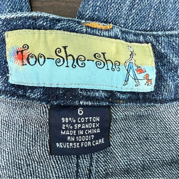 Fun jeans from Too She She. Notice the cute  hem. Size 6 - Picture 9 of 11